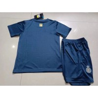 Koszulka piłkarska Al-Nassr Strój wyjazdowy dla dzieci 2023-24 tanio Krótki Rękaw (+ Krótkie spodenki)
